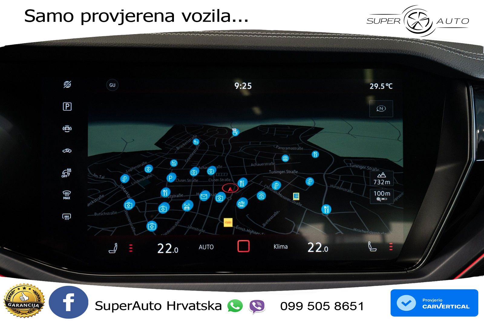 Volkswagen Touareg 3.0 V6 TDI (286 KS) 4MOTION Tiptronic R-Line ZRAČNI+ACC+GR SJED+KAM+PANO