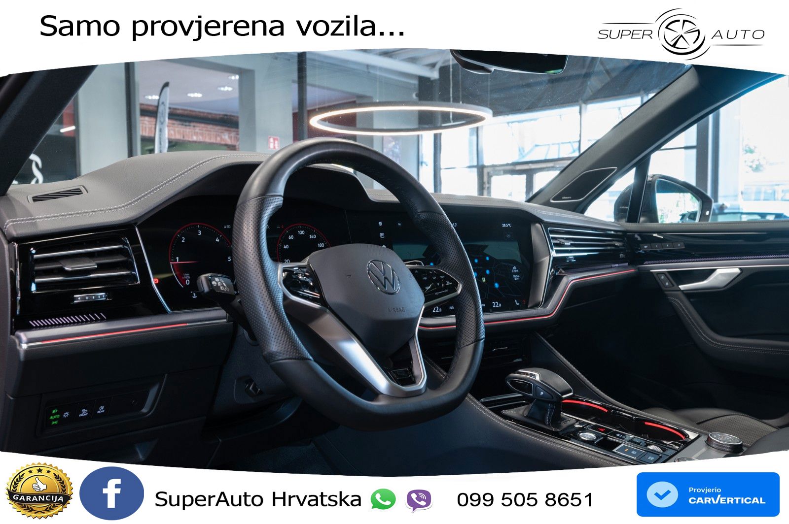 Volkswagen Touareg 3.0 V6 TDI (286 KS) 4MOTION Tiptronic R-Line ZRAČNI+ACC+GR SJED+KAM+PANO