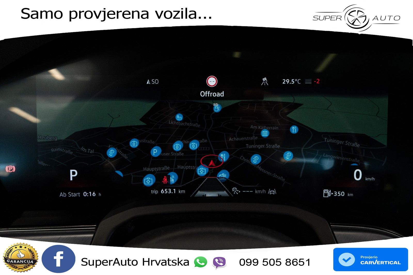 Volkswagen Touareg 3.0 V6 TDI (286 KS) 4MOTION Tiptronic R-Line ZRAČNI+ACC+GR SJED+KAM+PANO