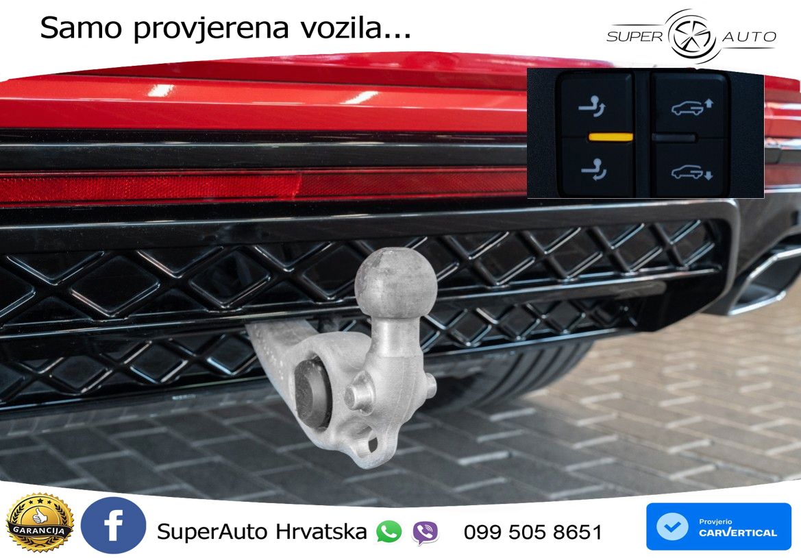 Volkswagen Touareg 3.0 V6 TDI (286 KS) 4MOTION Tiptronic R-Line ZRAČNI+ACC+GR SJED+KAM+PANO