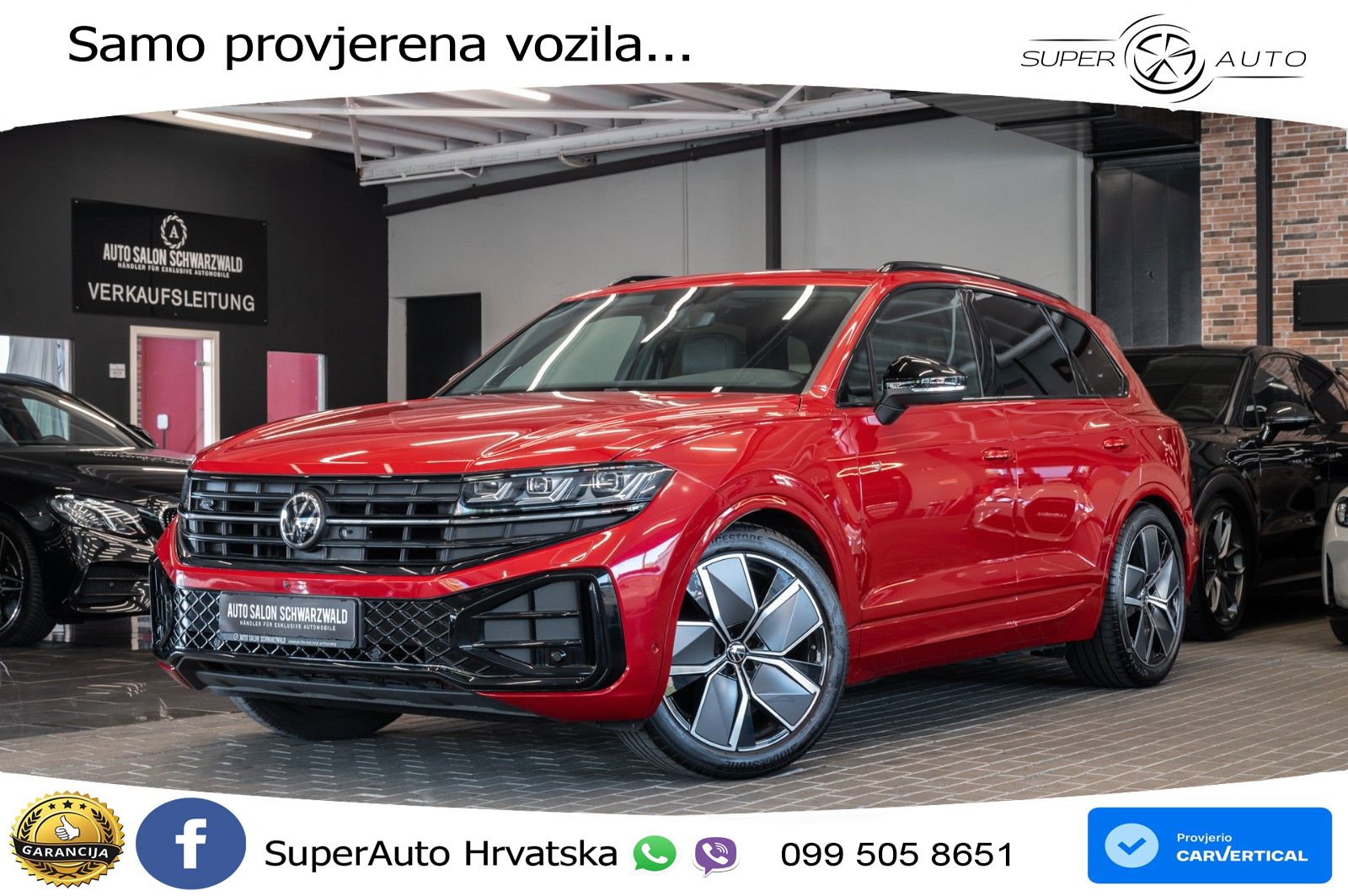 Volkswagen Touareg 3.0 V6 TDI (286 KS) 4MOTION Tiptronic R-Line ZRAČNI+ACC+GR SJED+KAM+PANO