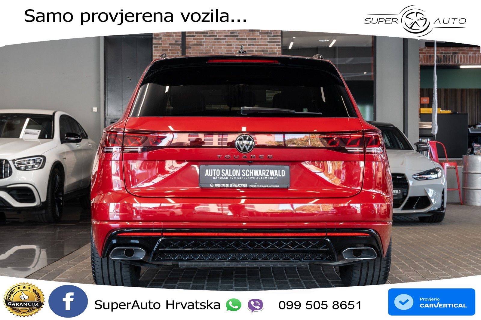 Volkswagen Touareg 3.0 V6 TDI (286 KS) 4MOTION Tiptronic R-Line ZRAČNI+ACC+GR SJED+KAM+PANO