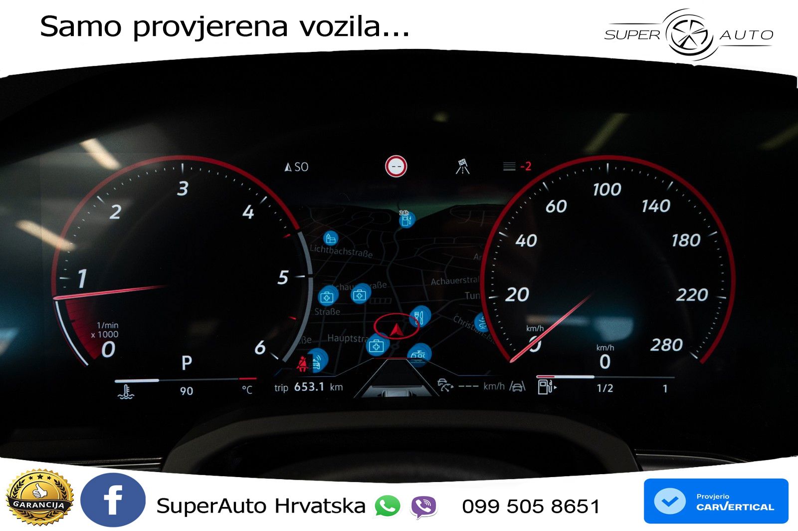 Volkswagen Touareg 3.0 V6 TDI (286 KS) 4MOTION Tiptronic R-Line ZRAČNI+ACC+GR SJED+KAM+PANO
