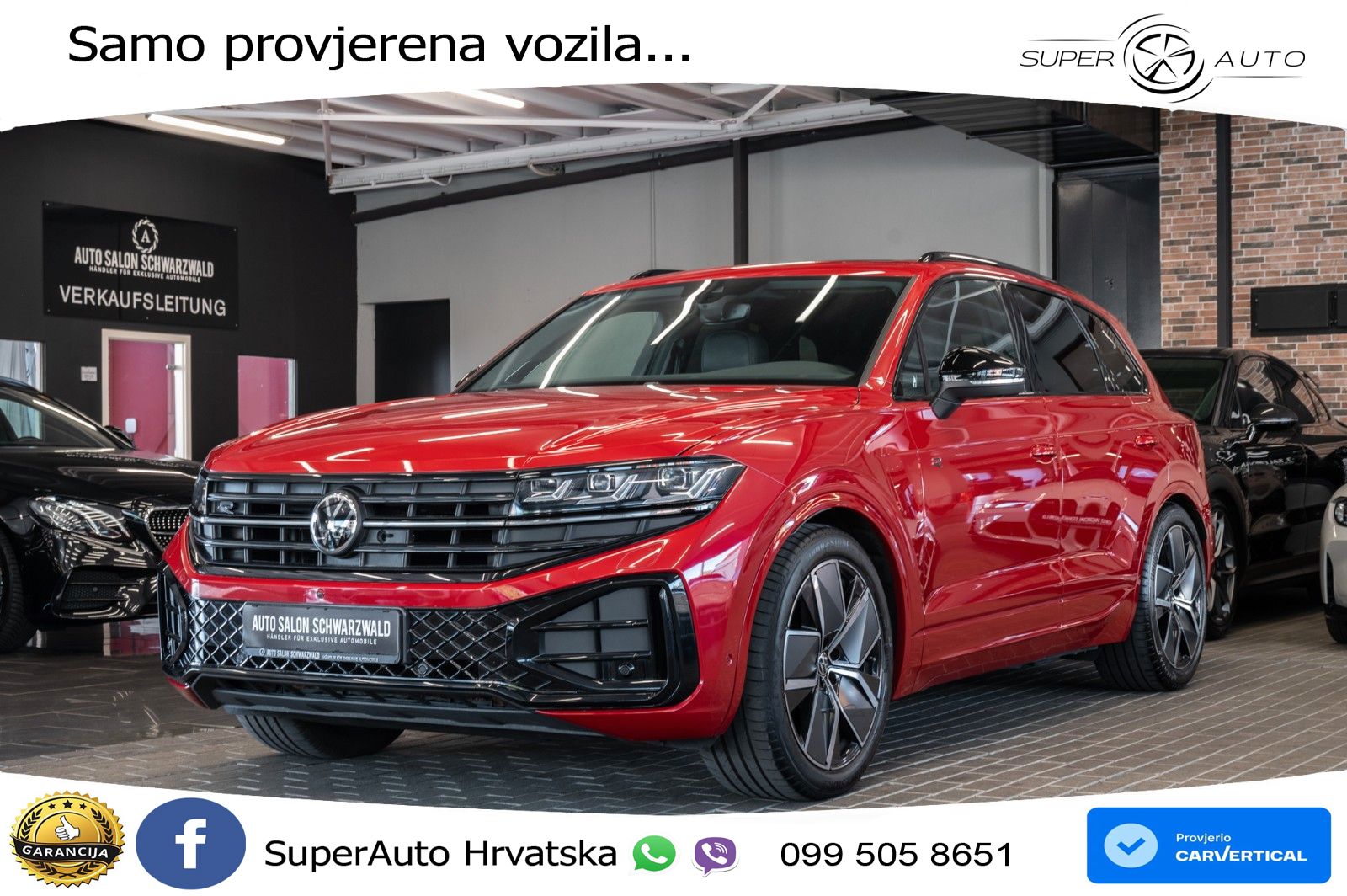 Volkswagen Touareg 3.0 V6 TDI (286 KS) 4MOTION Tiptronic R-Line ZRAČNI+ACC+GR SJED+KAM+PANO