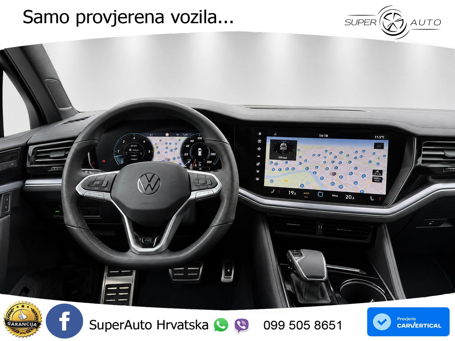 Volkswagen Touareg 3.0 V6 TDI (231 KS) 4MOTION Tiptronic R-Line MATRIX+GR SJED+KAM