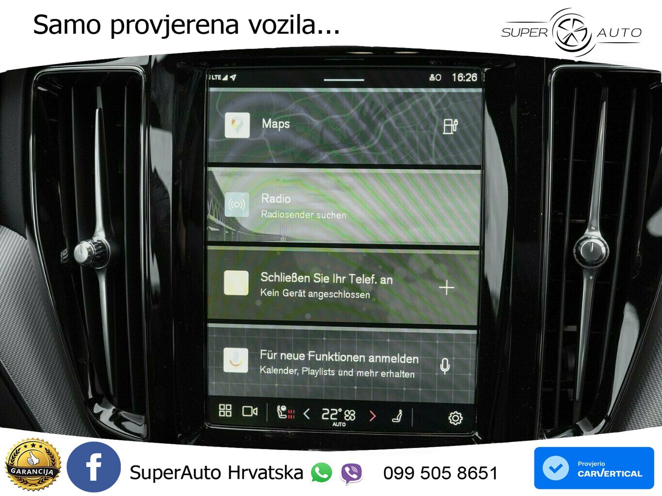 Volvo XC60 T6 AWD Geartronic ACC+GR SJED+360+PANO