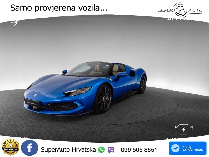 Ferrari 296 GTS 3.0 V6 (830 KS) F1 DCT LED+ACC