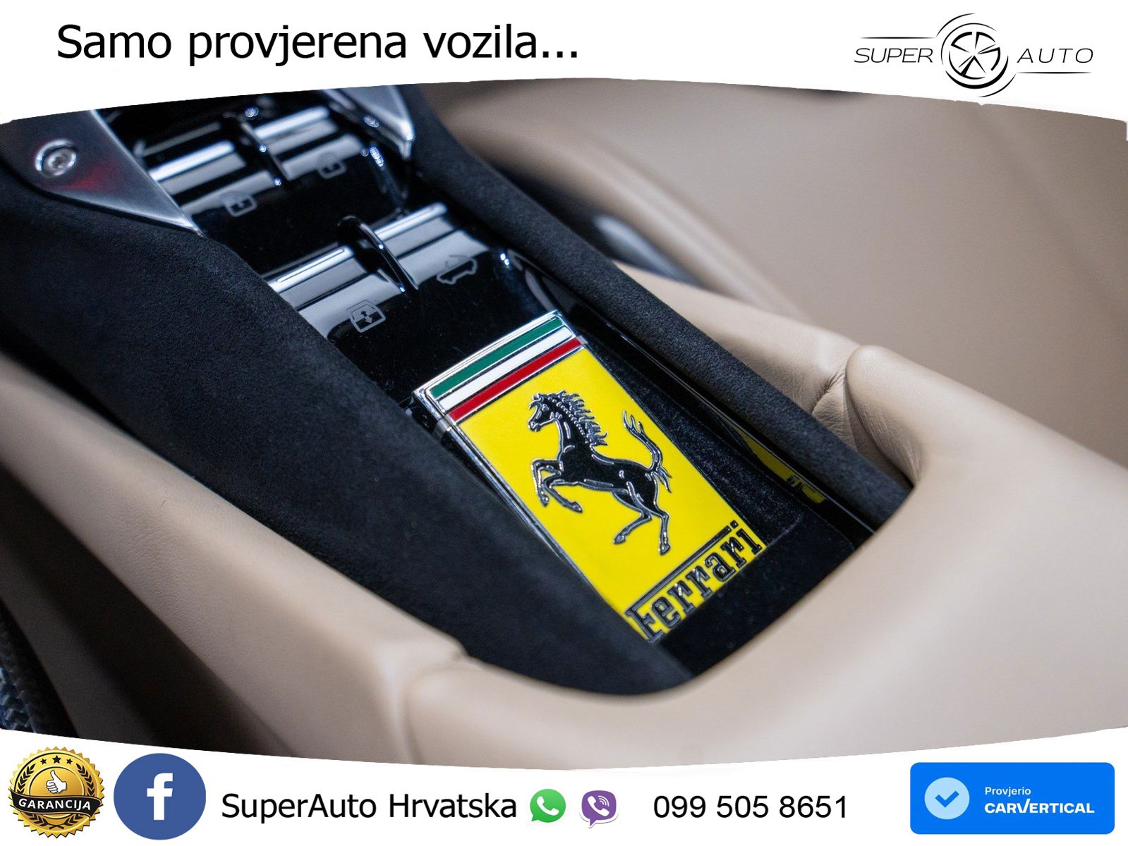 Ferrari 296 GTS 3.0 V6 (830 KS) F1 DCT LED+ACC