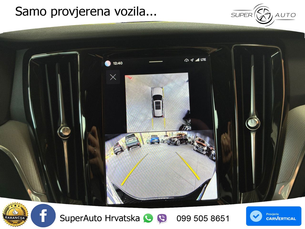 Volvo V60 2.0 B4 Benzin DCT ACC+GR SJED+360+PANO