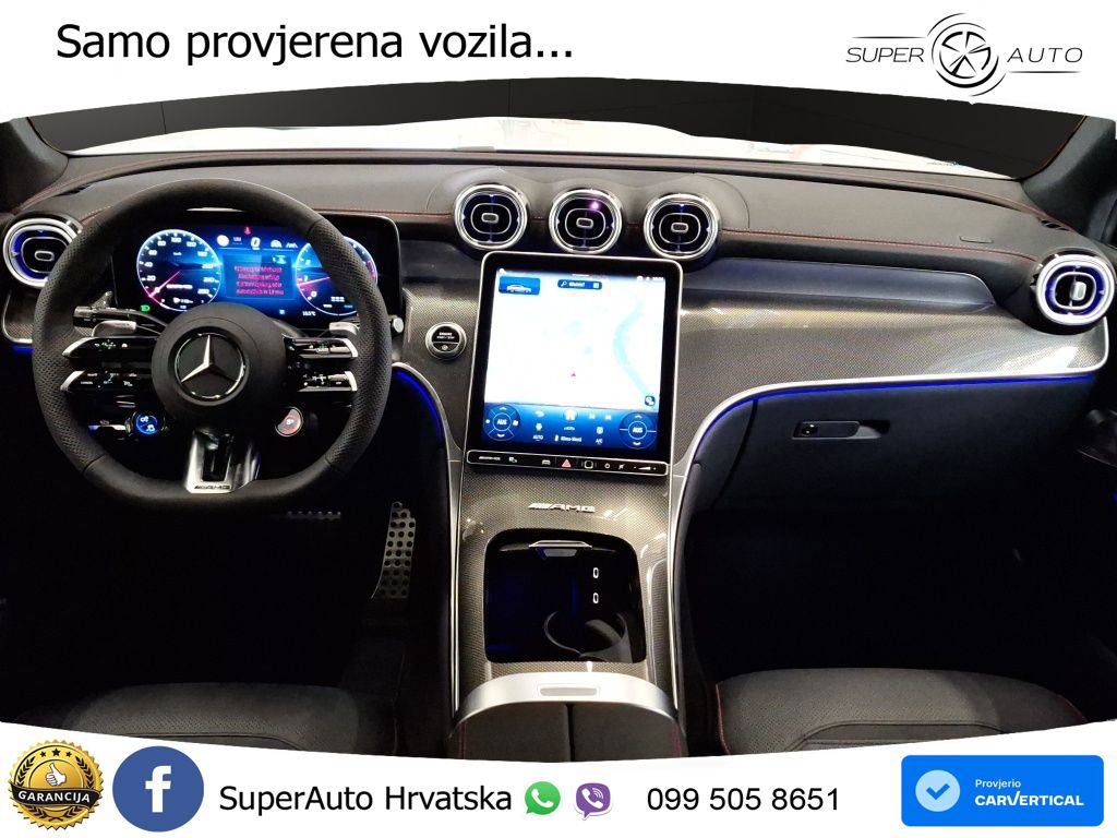 Mercedes GLC Coupe AMG 53 (449 KS) 4MATIC+ AMG SPEEDSHIFT TCT 9G ACC+GR SJED+360+PANO