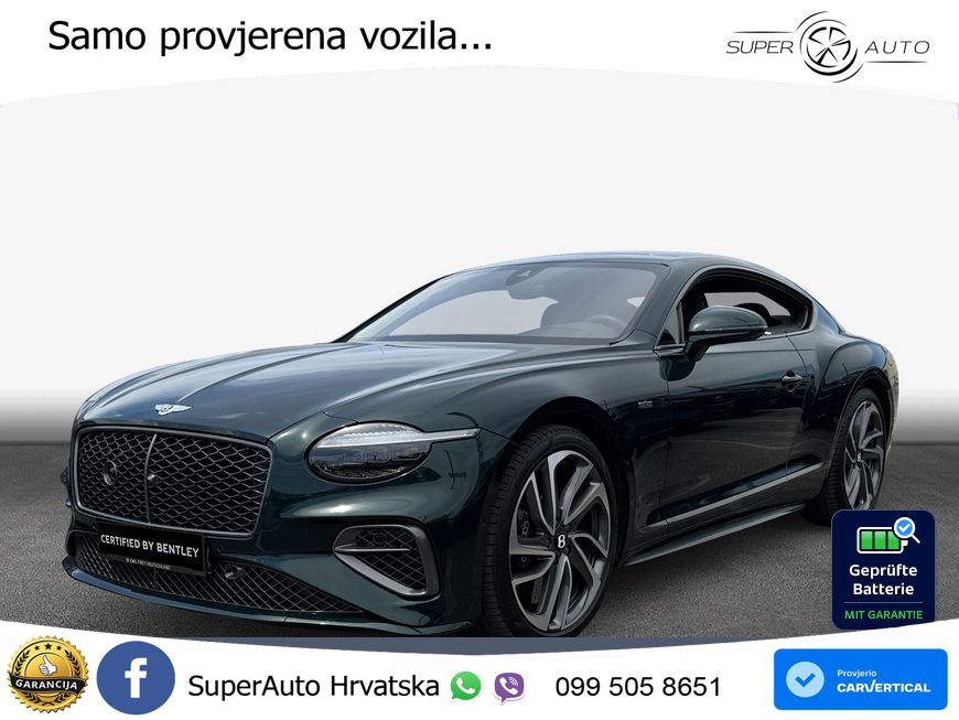 Bentley Continental GT IV 4.0 V8 TFSi (782 KS) AWD DCT LED+GR SJED+ACC