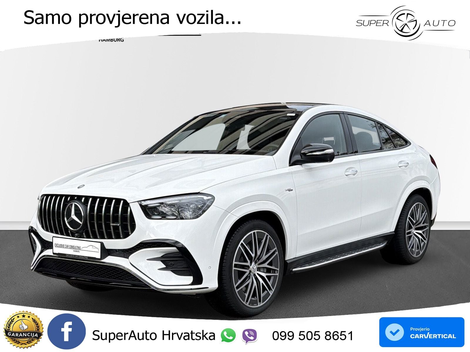 Mercedes AMG GLE Coupe 53 (435 KS) EQ Boost 4MATIC+ AMG SPEEDSHIFT TCT 9G ACC+HEAD+GR SJED+360+PANO