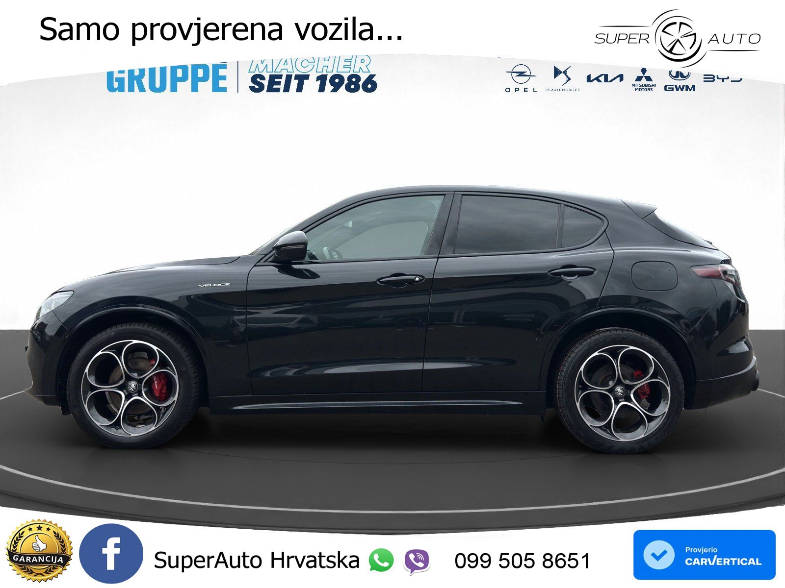 Alfa Romeo Stelvio 2.0 Turbo (280 KS) Q4 Automatic LED+GR SJED+ACC