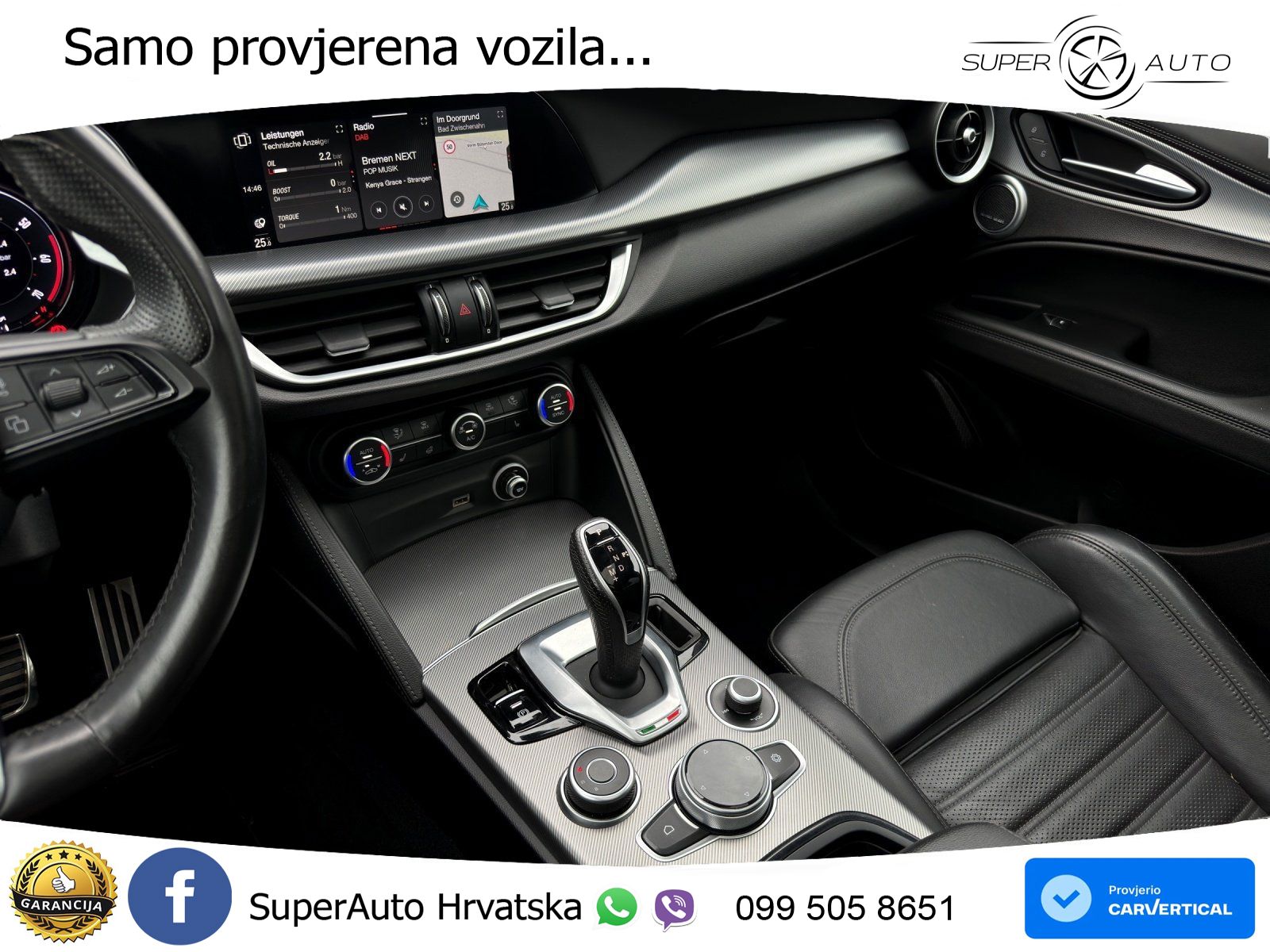 Alfa Romeo Stelvio 2.0 Turbo (280 KS) Q4 Automatic LED+GR SJED+ACC