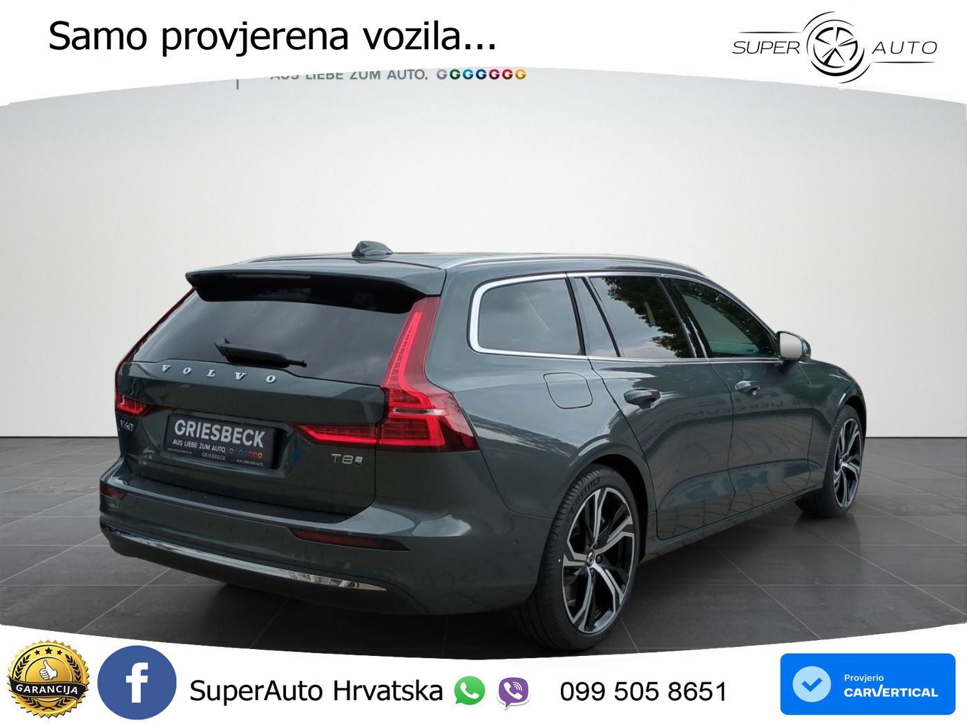 Volvo V60 2.0 T8 AWD Geartronic LED+GR SJED+ACC