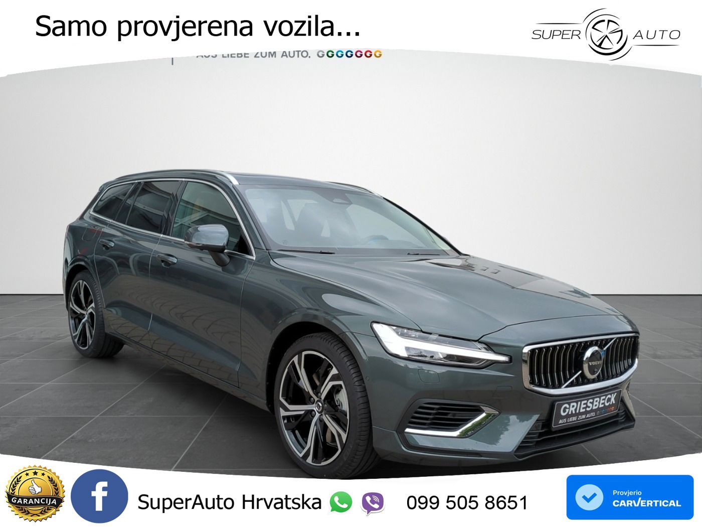 Volvo V60 2.0 T8 AWD Geartronic LED+GR SJED+ACC
