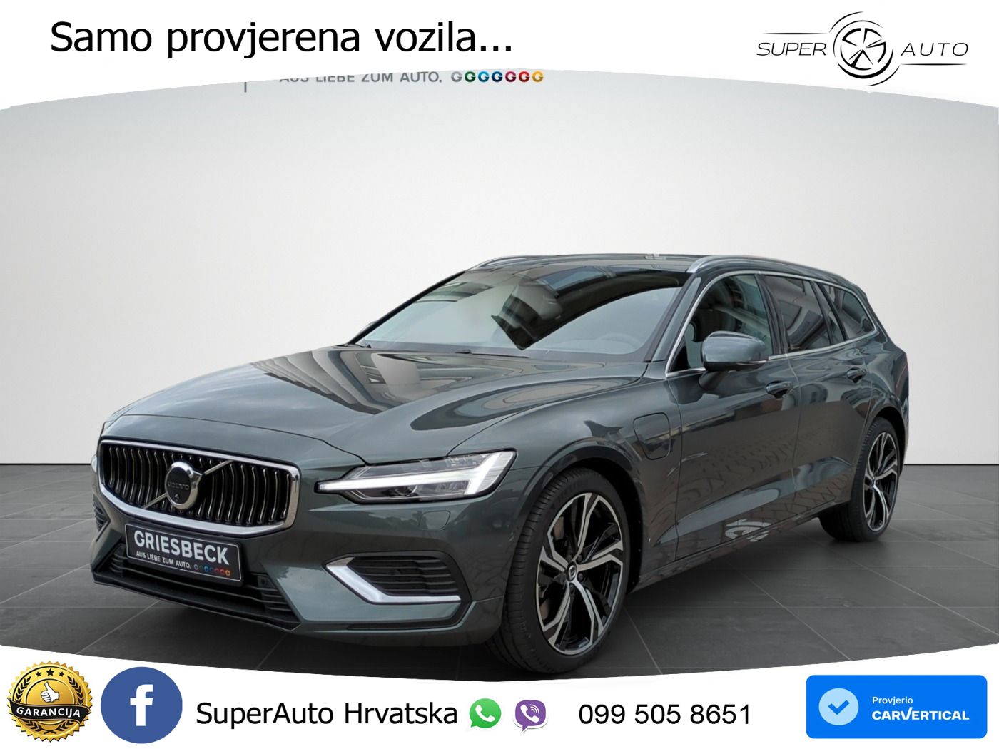 Volvo V60 2.0 T8 AWD Geartronic LED+GR SJED+ACC
