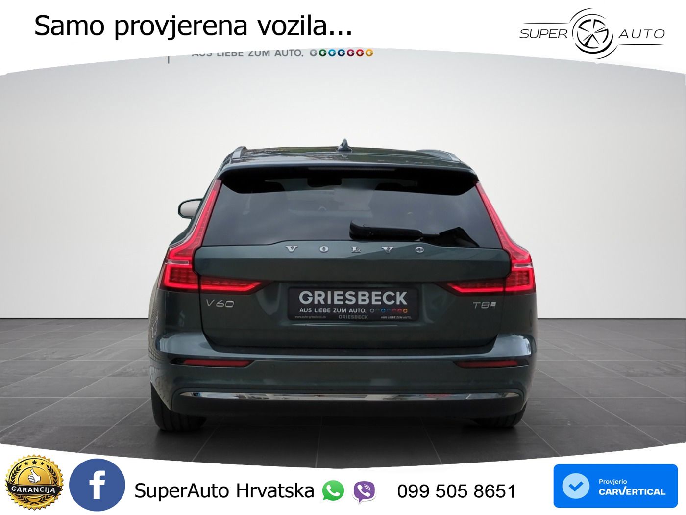 Volvo V60 2.0 T8 AWD Geartronic LED+GR SJED+ACC