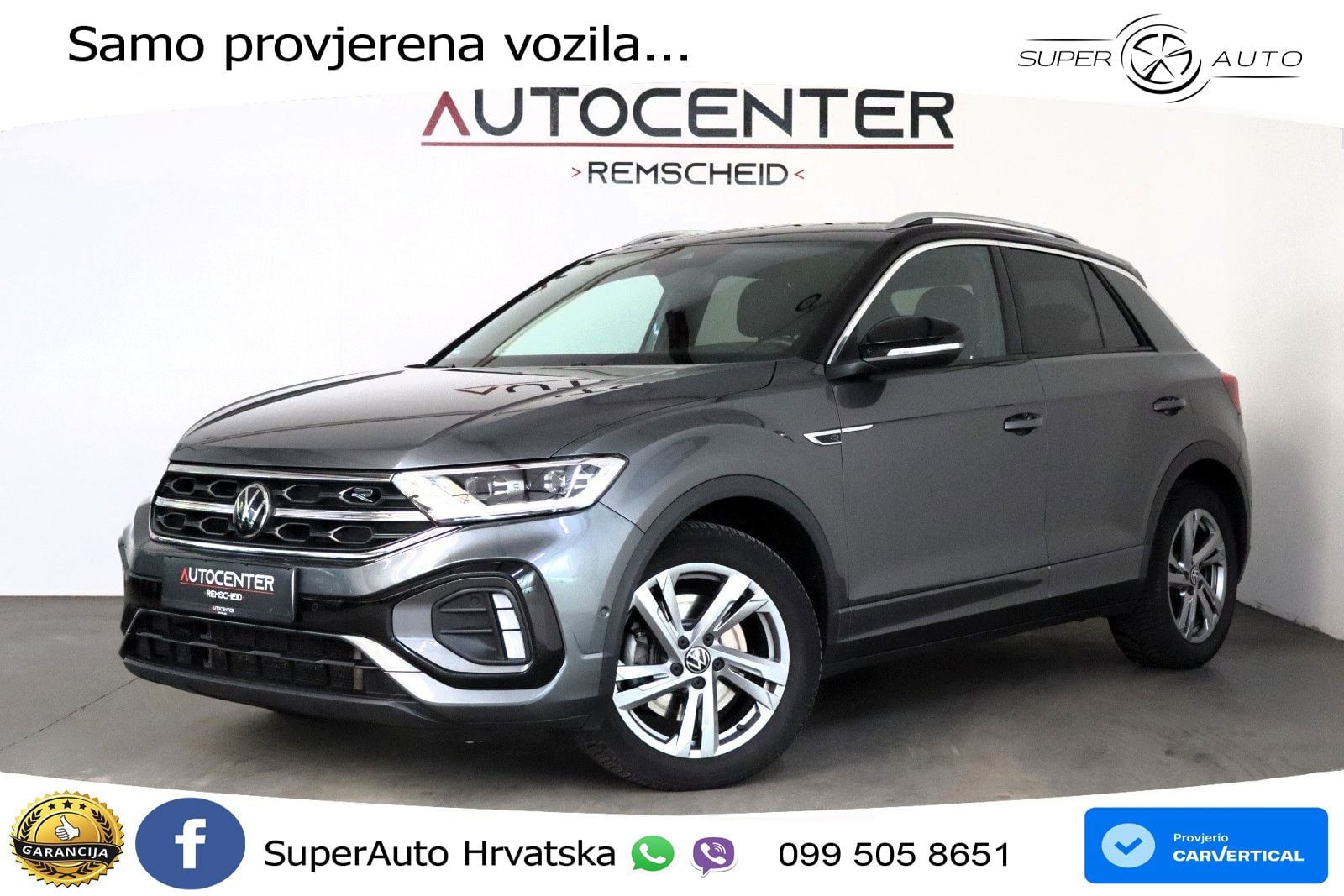 Volkswagen T-Roc 2.0 TDI (150 KS) DSG R-Line LED+GR SJED+ACC