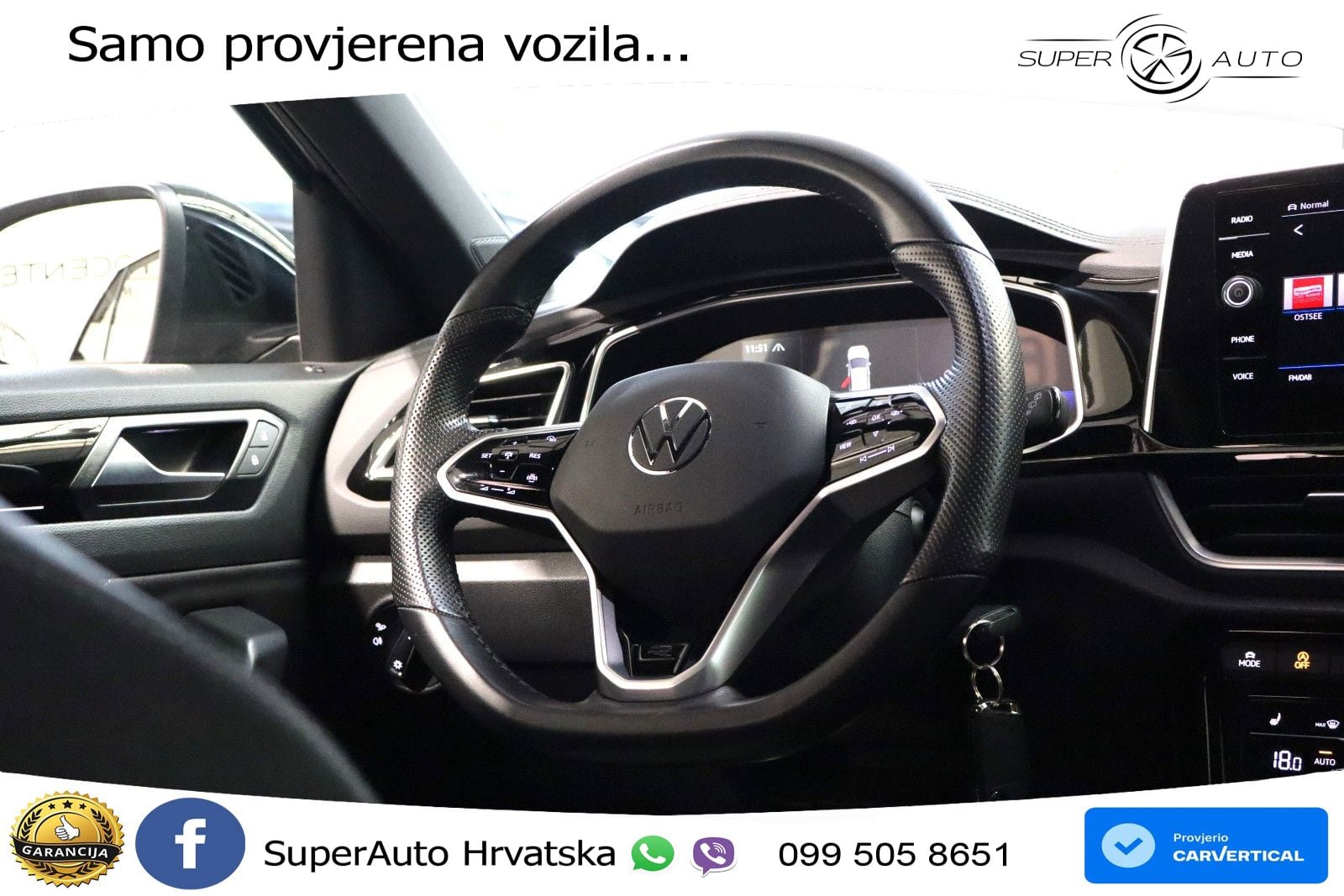 Volkswagen T-Roc 2.0 TDI (150 KS) DSG R-Line LED+GR SJED+ACC