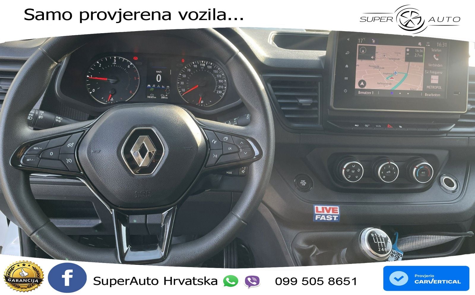 Renault Trafic L1H1 SORTIMO Regale Klima Navi Kamera 150 KS