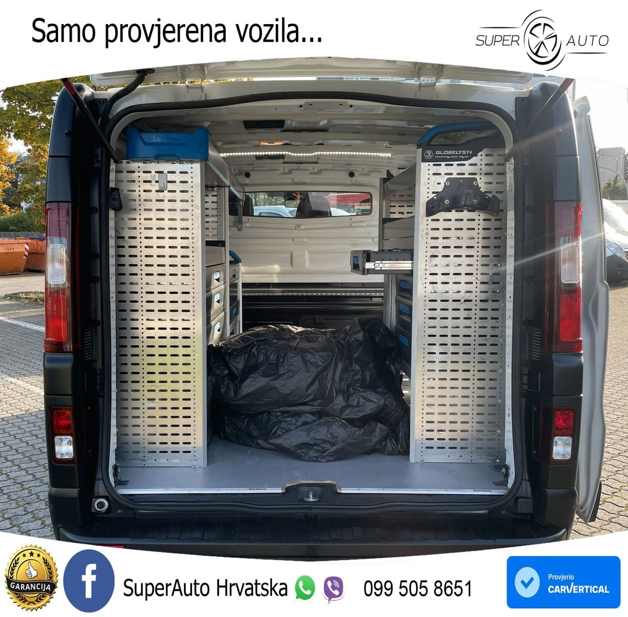 Renault Trafic L1H1 SORTIMO Regale Klima Navi Kamera 150 KS