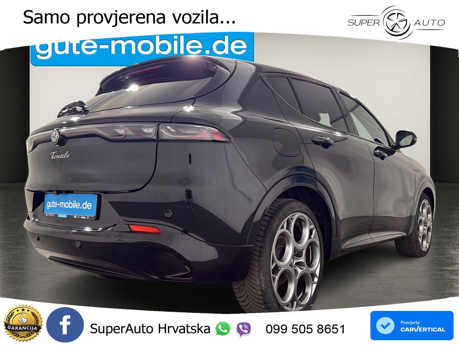 Alfa Romeo Tonale 1.5 VGT (160 KS) 48V-Hybrid TCT LED+GR SJED+ACC