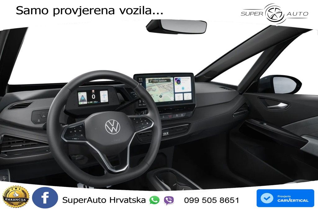 Volkswagen ID.3 Pro 62 kWh (204 KS) LED+GR SJED+ACC