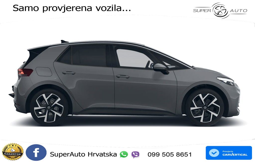 Volkswagen ID.3 Pro 62 kWh (204 KS) LED+GR SJED+ACC