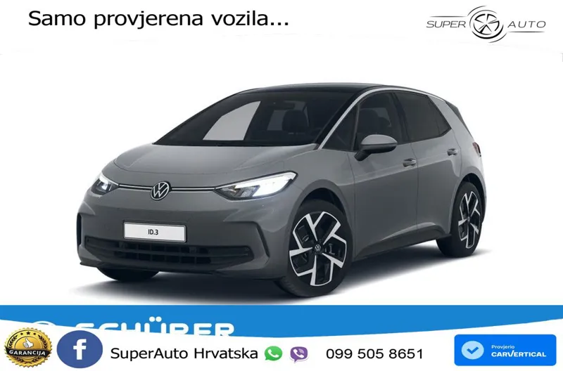 Volkswagen ID.3 Pro 62 kWh (204 KS) LED+GR SJED+ACC