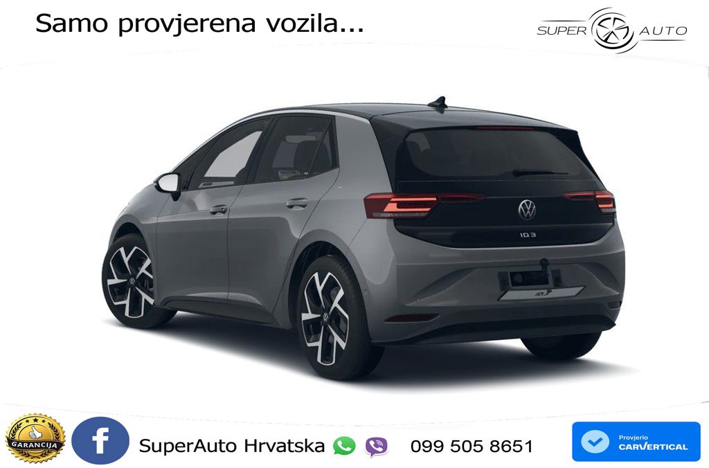 Volkswagen ID.3 Pro 62 kWh (204 KS) LED+GR SJED+ACC