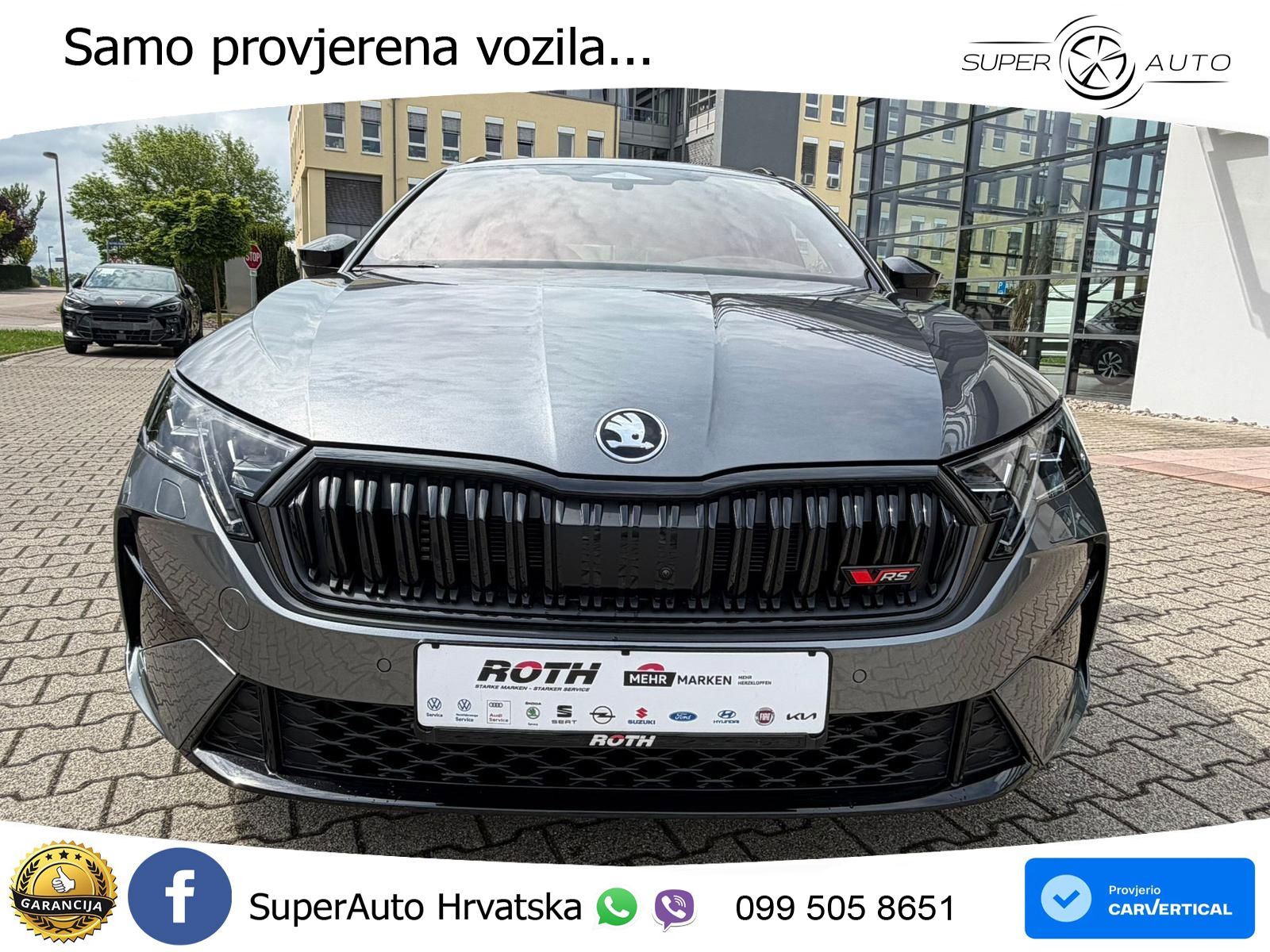 Škoda Octavia Combi RS 2.0 TSI (265 KS) DSG MATRIX+GR SJED+KAM