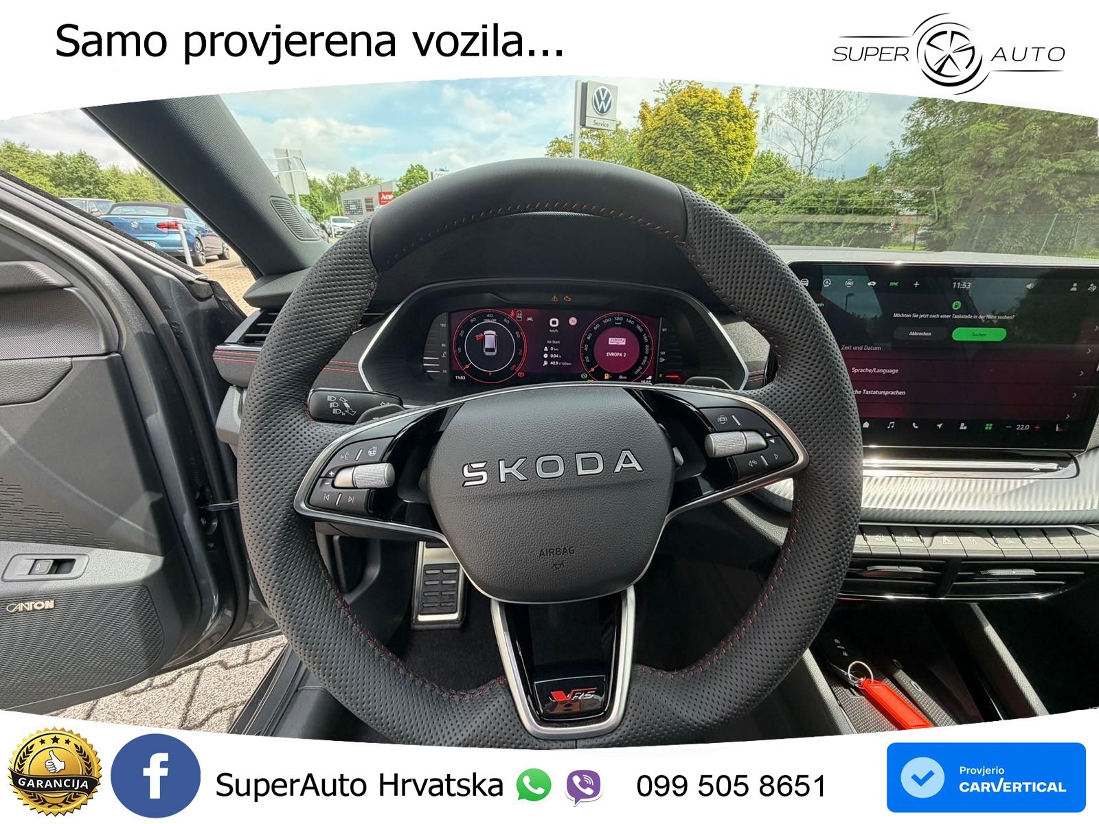 Škoda Octavia Combi RS 2.0 TSI (265 KS) DSG MATRIX+GR SJED+KAM