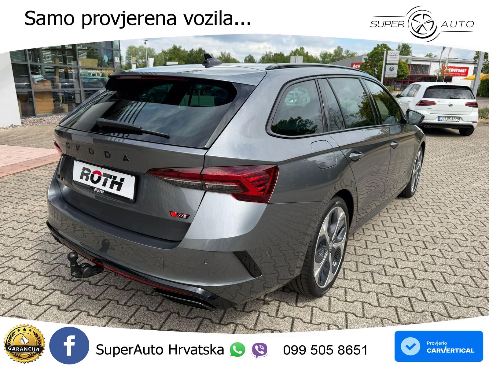 Škoda Octavia Combi RS 2.0 TSI (265 KS) DSG MATRIX+GR SJED+KAM