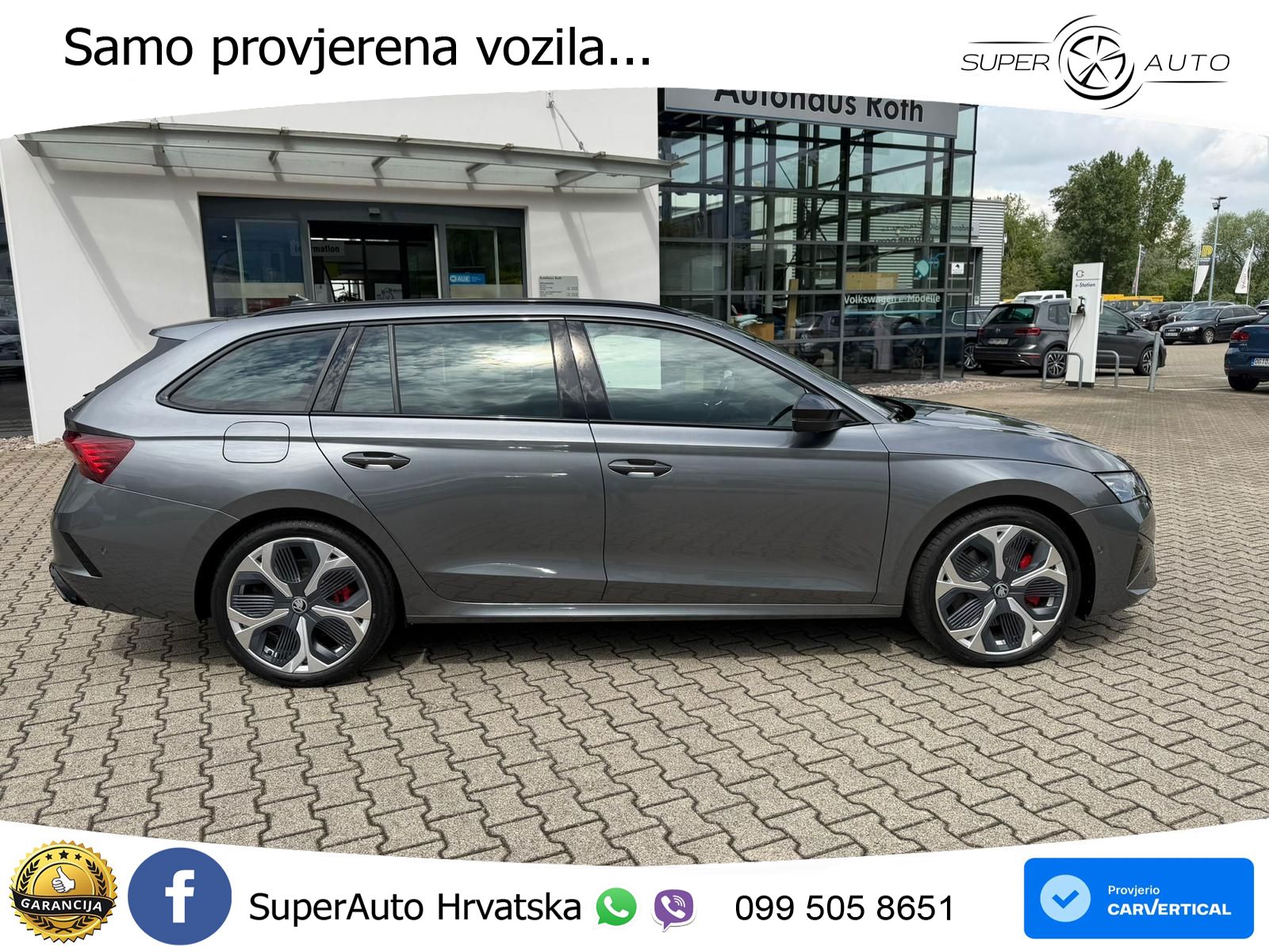 Škoda Octavia Combi RS 2.0 TSI (265 KS) DSG MATRIX+GR SJED+KAM