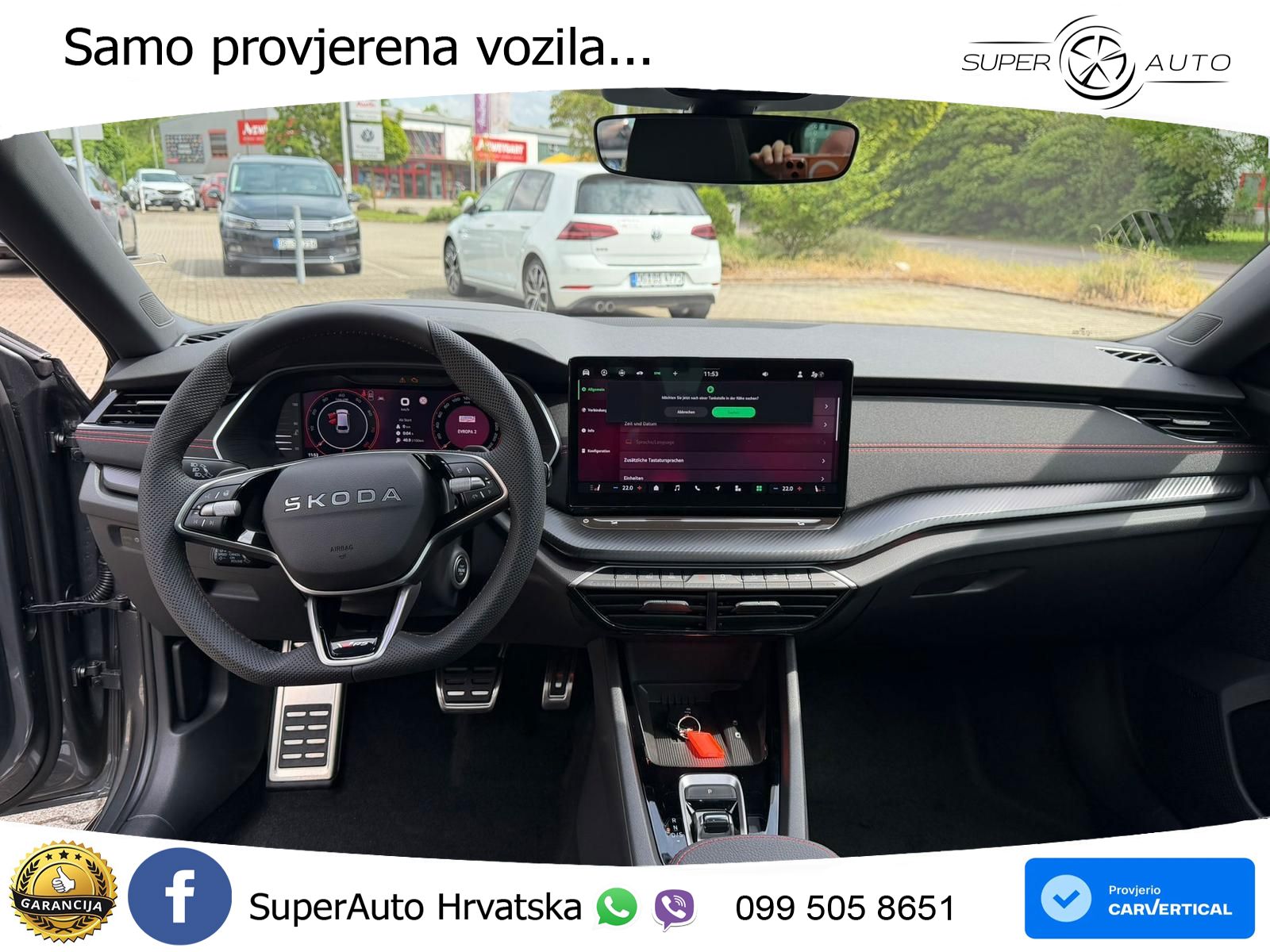 Škoda Octavia Combi RS 2.0 TSI (265 KS) DSG MATRIX+GR SJED+KAM