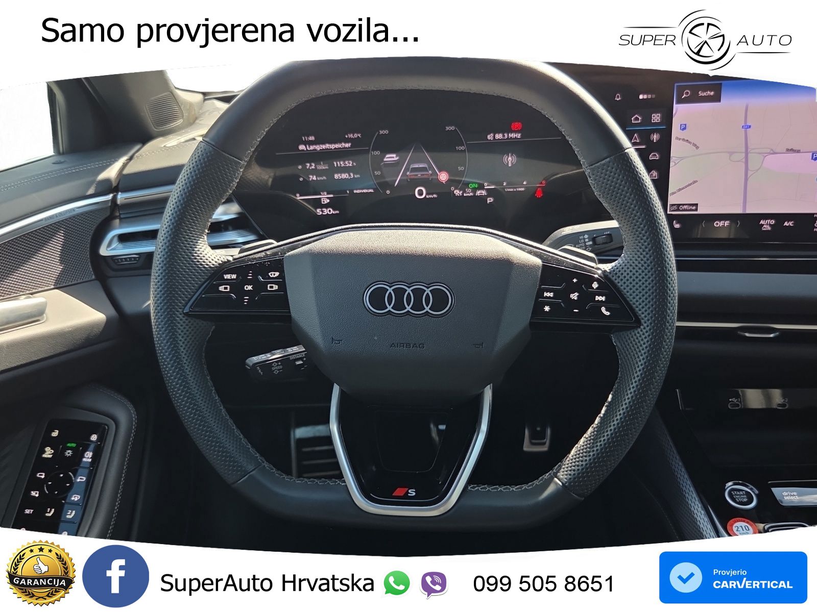 Audi A6 2.0 TDI (204 KS) quattro S tronic S line LED+GR SJED+ACC