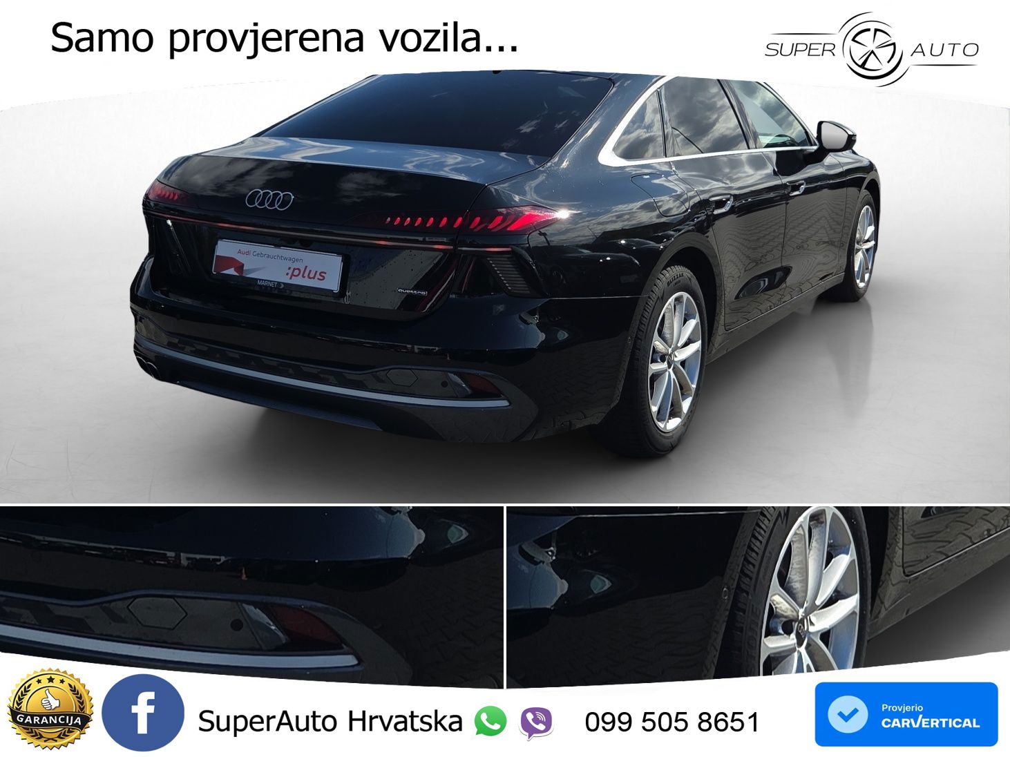 Audi A6 2.0 TDI (204 KS) quattro S tronic S line LED+GR SJED+ACC