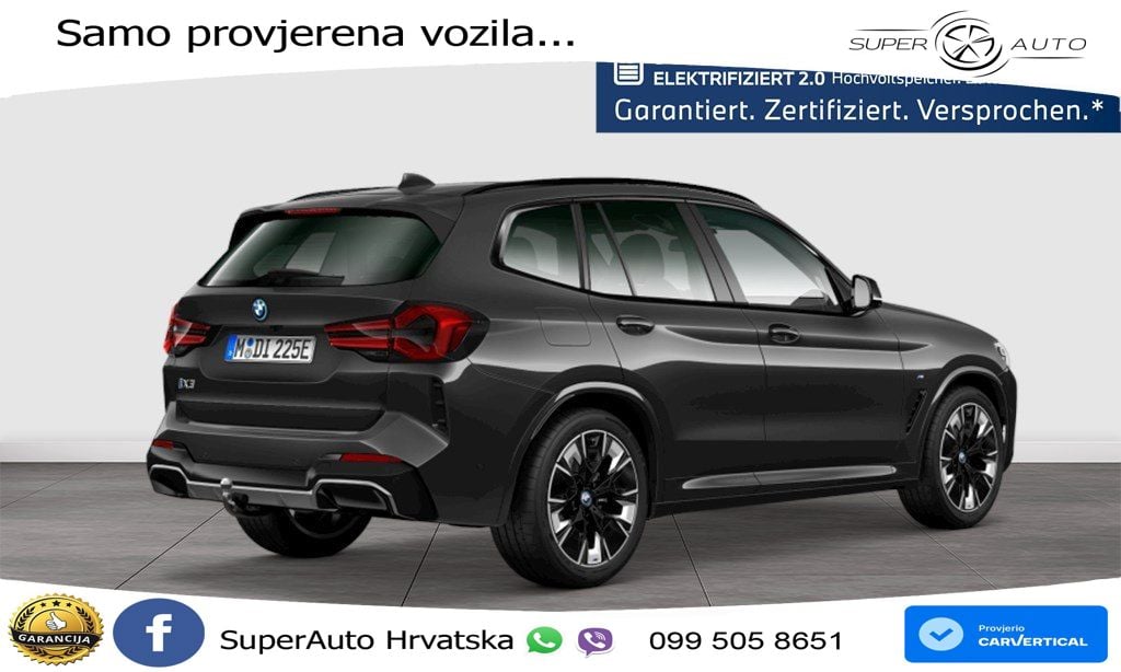 BMW iX3 80 kWh (286 KS) M Sport ACC+HEAD+GR SJED+360+PANO