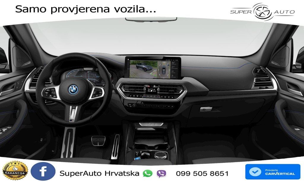 BMW iX3 80 kWh (286 KS) M Sport ACC+HEAD+GR SJED+360+PANO