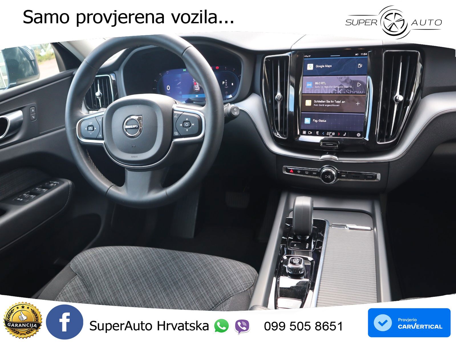 Volvo XC60 B4 Diesel FWD Geartronic LED+GR SJED+ACC