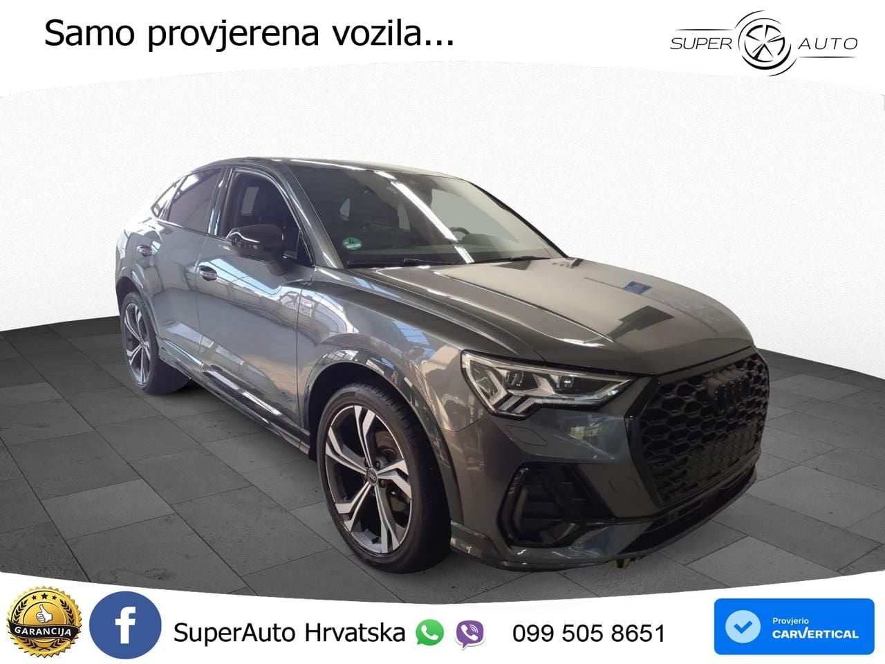 Audi Q3 Sportback 35 TFSI (150 KS) S tronic S line ACC+GR SJED+360+PANO