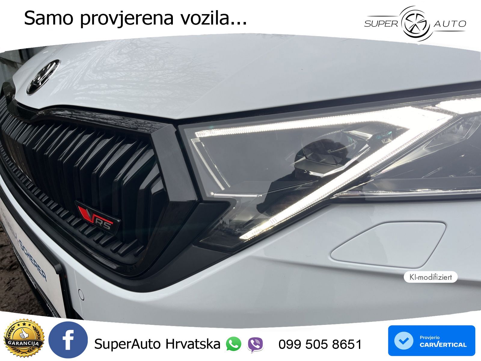 Škoda Octavia Combi RS 2.0 TSI (265 KS) DSG MATRIX+GR SJED+KAM