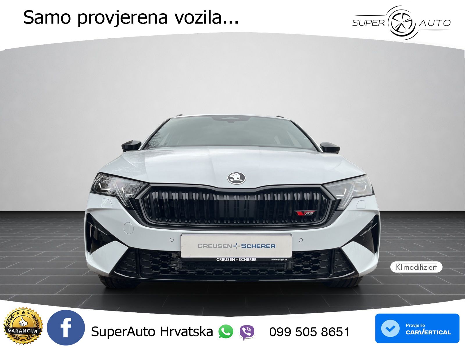 Škoda Octavia Combi RS 2.0 TSI (265 KS) DSG MATRIX+GR SJED+KAM