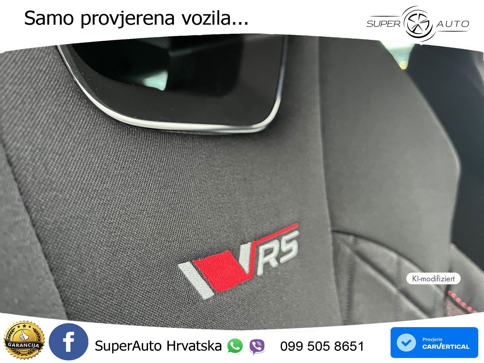 Škoda Octavia Combi RS 2.0 TSI (265 KS) DSG MATRIX+GR SJED+KAM