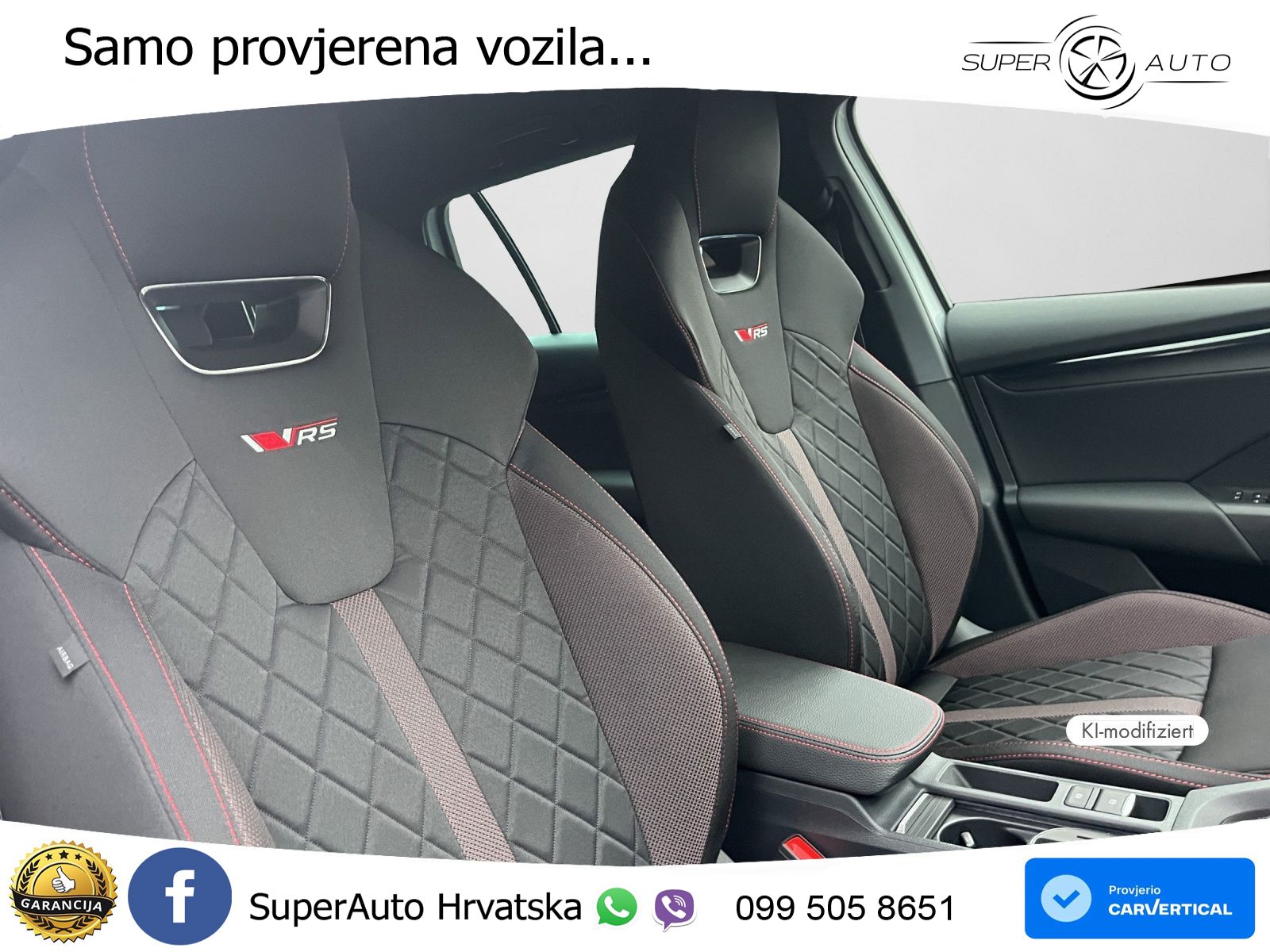 Škoda Octavia Combi RS 2.0 TSI (265 KS) DSG MATRIX+GR SJED+KAM