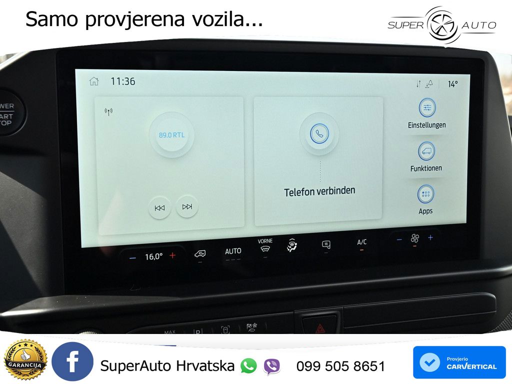 Ford Transit Custom Trend 280L1 SYNC PDC KAMERA LED 110 KS