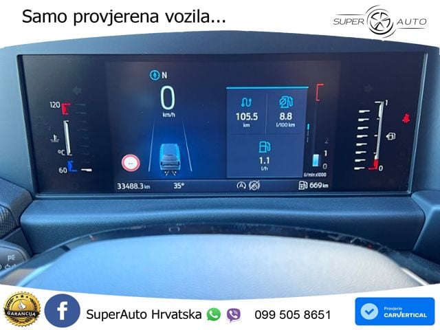 Ford Transit Custom LED ACC Sitzheiz. Kamera Navi  32 136 KS