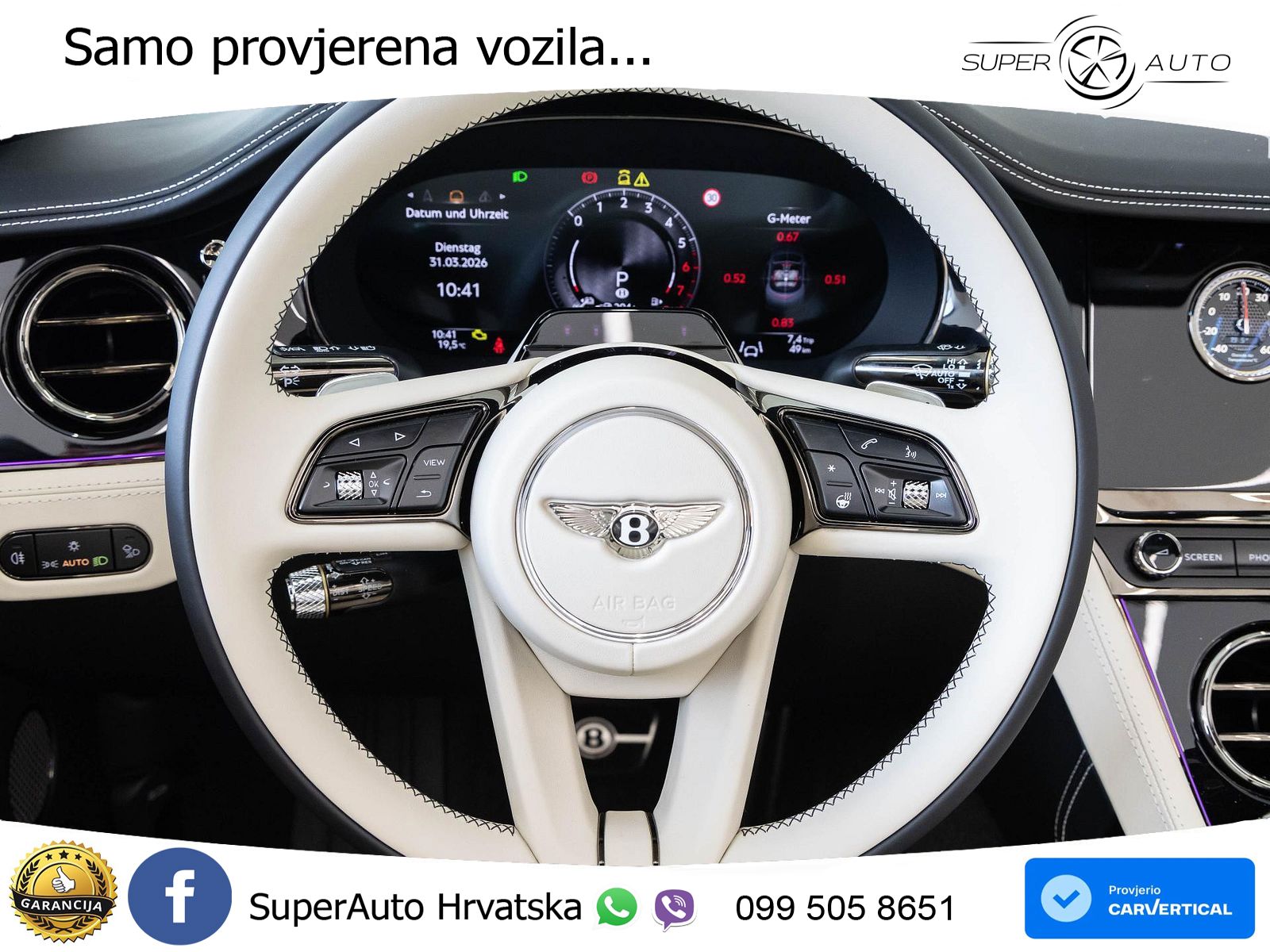 Bentley Continental GTC IV 4.0 V8 TFSi (680 KS) AWD DCT ZRAČNI+ACC+GR SJED+360