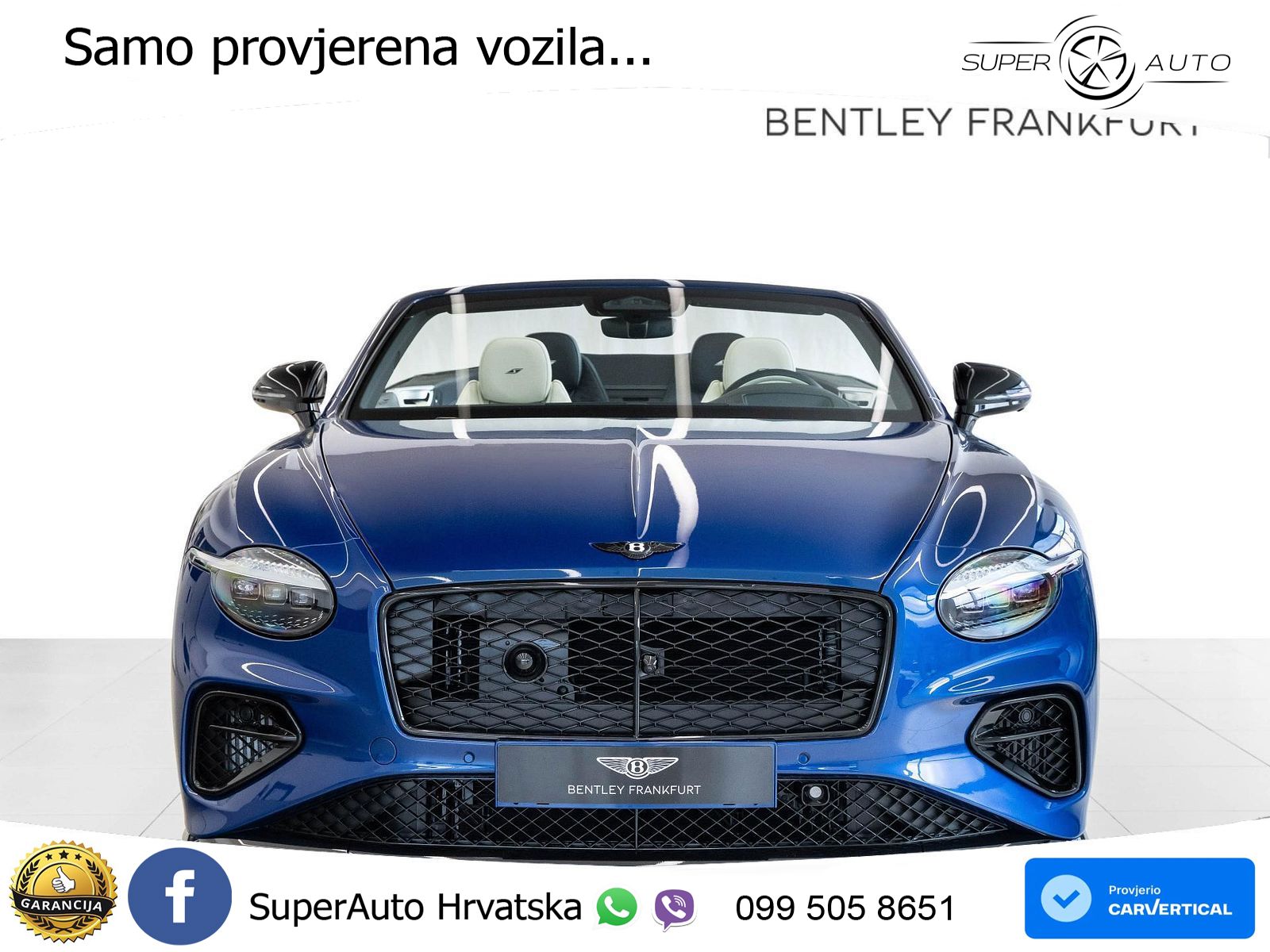 Bentley Continental GTC IV 4.0 V8 TFSi (680 KS) AWD DCT ZRAČNI+ACC+GR SJED+360
